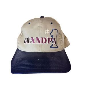 Grandpa Number One‎ #1 Novelty Snapback Baseball Cap Hat